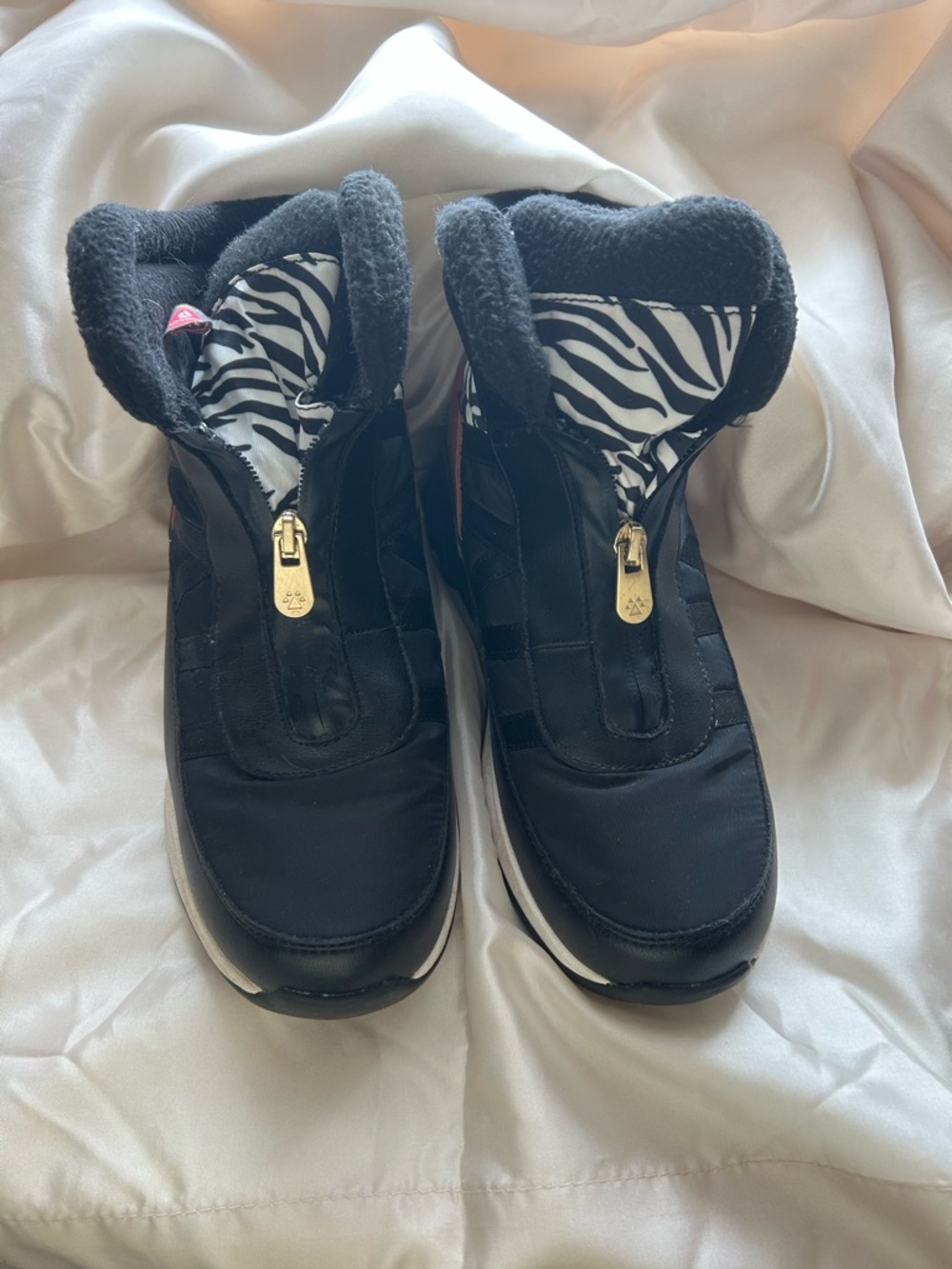 Cougar Black Indoor Boot with Yellow Accent